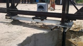 Купить сваи для ворот в Орел. Заказать ворота на сваях под ключ от 22162 руб
